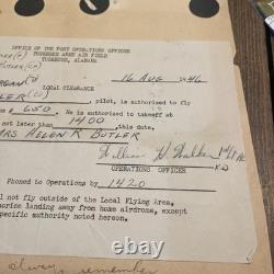 Tuskegee Army Air Field Alabama WWII William Walker 1946 September Physique Vtg