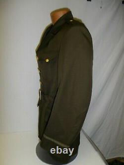 U3B-119 WW 2 US Army & Air Force Officer 4 Pocket OD Service Coat Jacket Size 42