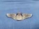 USAAF Army Air Force Senior Pilot Wings Badge Josten Sterling Silver Full Size