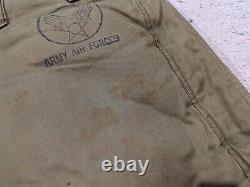 USAF WW2 Trousers 38 Winter Flying A-8 Quilted Lining US Army Air Force WWII