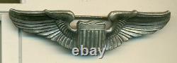 USA Army Air Force WWII 3 Sterling Pilot's Wings 19gr