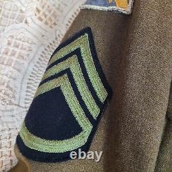 USA WWII WW2 Airforce Communications Pilot Army Air Airplane Jacket Coat Field