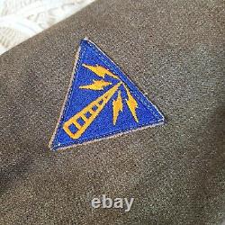USA WWII WW2 Airforce Communications Pilot Army Air Airplane Jacket Coat Field