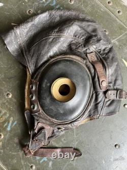USGI WWII ARMY AIR FORCES TYPE A-11 FLYING HELMET- EXTRA LARGE Spec. 3189