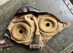 USGI WWII ARMY AIR FORCES TYPE A-11 FLYING HELMET- EXTRA LARGE Spec. 3189