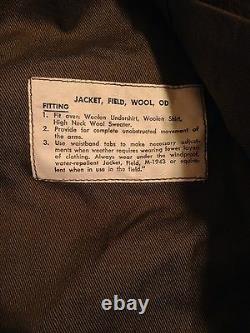 US 6th Army Air Force M1943 Ike Jacket Tunic WWII With Patches Pins AAF AAC 34 R