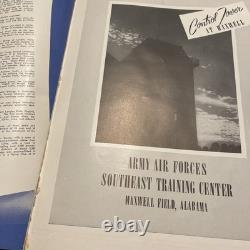 US ARMY WWII AIR FORCE 1942 Yearbook Military Training Tennessee Pilot SCHOOL