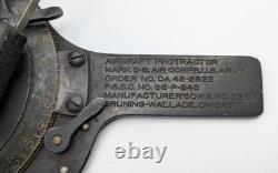 US Army Air Corp WWII Era Aircraft Protractor Mark 3-B Bruning-Wallace