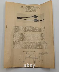 US Army Air Corp WWII Era Aircraft Protractor Mark 3-B Bruning-Wallace