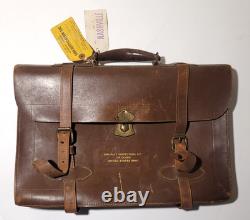 US Army Air Corps Aircraft Inspectors Kit Leather WWII-Cold War Era Presto Lock