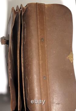 US Army Air Corps Aircraft Inspectors Kit Leather WWII-Cold War Era Presto Lock
