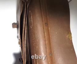 US Army Air Corps Aircraft Inspectors Kit Leather WWII-Cold War Era Presto Lock