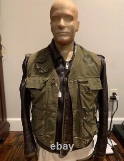 US Army Air Corps Bomber Jacket With C1 Survival Vest