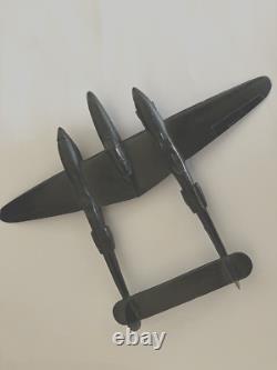 US Army Air Corps P-38 WWII ID Recognition Spotter Model Airplane
