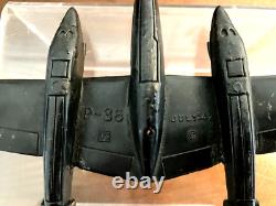US Army Air Corps P-38 WWII ID Recognition Spotter Model Airplane