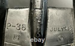 US Army Air Corps P-38 WWII ID Recognition Spotter Model Airplane