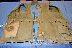 US Army Air Corps Survival C-1 Pilots Vest with Holster