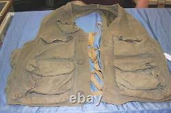 US Army Air Corps Survival C-1 Pilots Vest with Holster