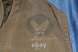 US Army Air Corps Survival C-1 Pilots Vest with Holster