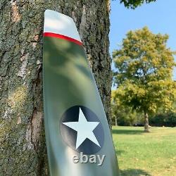 US Army Air Corps WWII Replica Wooden Propeller Authentic Aviation Decor