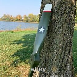 US Army Air Corps WWII Replica Wooden Propeller Authentic Aviation Decor