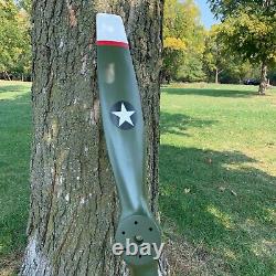 US Army Air Corps WWII Replica Wooden Propeller Authentic Aviation Decor