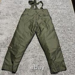 US Army Air Force Eddie Bauer Type A-8 Down Flight Pants with Suspenders Size 40