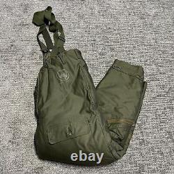 US Army Air Force Eddie Bauer Type A-8 Down Flight Pants with Suspenders Size 40