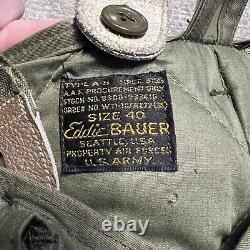 US Army Air Force Eddie Bauer Type A-8 Down Flight Pants with Suspenders Size 40