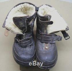 US Army Air Force Shearling WWII Type A-6 Converse Flight FLYING Boots Large