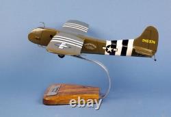 US Army Air Force Waco CG-4 Hadrian Glider D-Day Desk Display WWII PS 1/48 Model