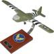 US Army Air Force Waco CG-4 Hadrian Glider Desk Top Display WWII SC 1/56 Model