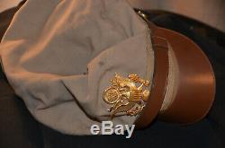 US Army Air Force World War 2 Pilot CRUSHER FLIGHT CAP Bell Uniform Company