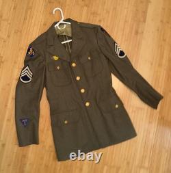 US Army Air Force World War 2 Wool Enlisted Service Jacket CBI 14th Air Force