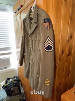 US Army Air Force World War 2 Wool Enlisted Service Jacket CBI 14th Air Force