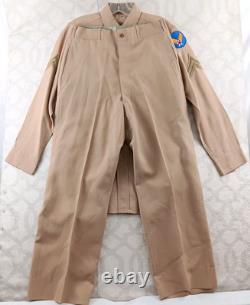 US Army Air Forces Officers Uniform Early AAF Patched Original World War 2
