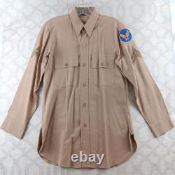 US Army Air Forces Officers Uniform Early AAF Patched Original World War 2