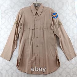 US Army Air Forces Officers Uniform Early AAF Patched Original World War 2