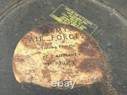 US Army Air Forces USAAF PT-3 Training Projector Film Reel Original WWII WW2