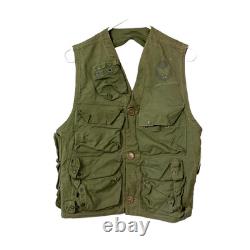 US Army Air Forces WWII Type C-1 Emergency Sustenance Vest with Holster Green