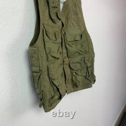 US Army Air Forces WWII Type C-1 Emergency Sustenance Vest with Holster Green