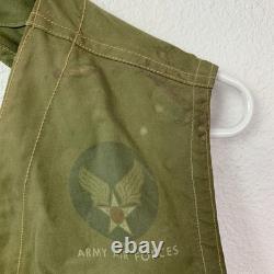 US Army Air Forces WWII Type C-1 Emergency Sustenance Vest with Holster Green