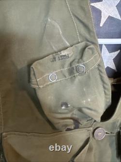 US Army Air Forces WWII WW2 Type C-1 Emergency Sustenance Vest with Holster D619