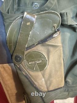US Army Air Forces WWII WW2 Type C-1 Emergency Sustenance Vest with Holster D619