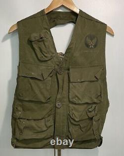 US Army Air Forces WWII WW2 Type C-1 Sustenance Vest Breslee Theater Worn Patina