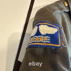 US Army Air Forces WW II Sergeant Uniform Jacket Original Patches Insignia Rank