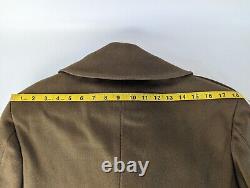 US Army Officer Overcoat Coat Jacket Air Technical Service Command Vintage WWII