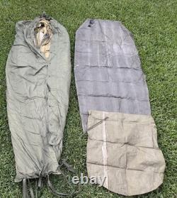 US Army WWII Korea Sleep System M-1949 Sleeping Bag, Air Mattress, Bag, & More