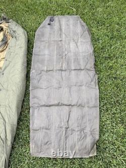 US Army WWII Korea Sleep System M-1949 Sleeping Bag, Air Mattress, Bag, & More