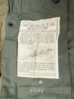 US Army WWII Korea Sleep System M-1949 Sleeping Bag, Air Mattress, Bag, & More
